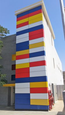 חיפוי חזיתות חוץ וחיפוי קורות בטון מלוחות HPL
